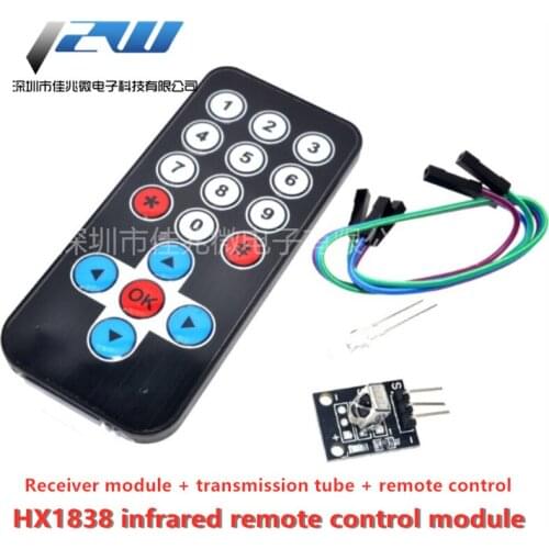 1 lot HX1838 IR Infrared Wireless Remote Control Module Kit for Arduin o Raspberry Pi