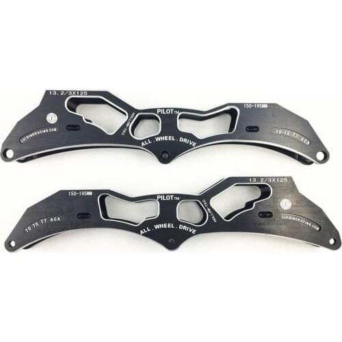 JEERKOOL Pilot Inline Speed Skates Frame 3*110/125mm Aluminium Alloy 7075 Skates Base 150 - 195mm Mount Distance DJ15