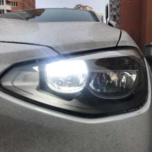 2Pcs Canbus T20 W21W LED Bulbs Car Daytime Running Lights For F20 1Series 116i 118i (Non Angel Eyes) DRL Led Lamp