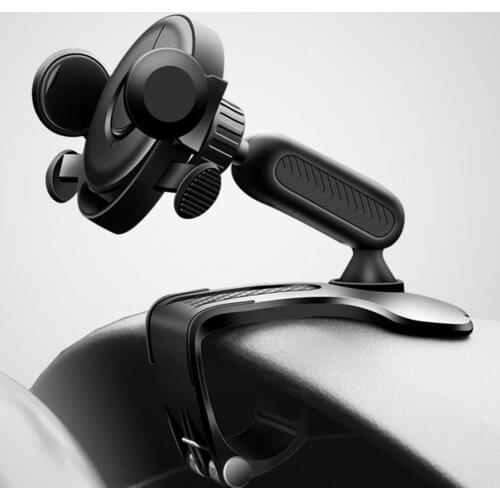 Cellphone Bracket Adjustable Joint Ball Car Dashboard Phone Mount Elastic Car Rear View Mirror Sun Shield Phone Holder for Auto