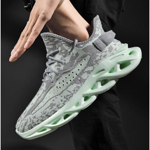 Fashion Blade Sneakers Men Breathable Casual Sports Shoes Men Light Running Shoes Jogging Walking Tennis Sneakers Soft Size 46