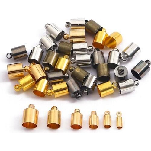 Copper Cap Weight Bell connector beads elastic for bracelet making beads for jewelry making jewelry making wholesale