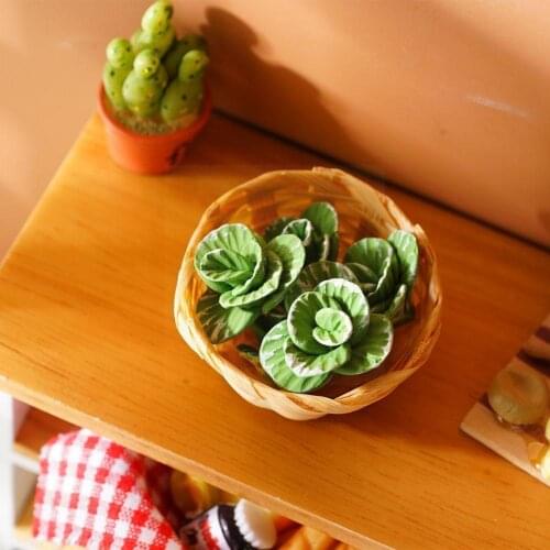 1:12 Miniature Doll House Mini Resin Vegetable Accessory Kids Play Decor House Pepper/sweet Toys Home Mangosteen/green Pota A7I0