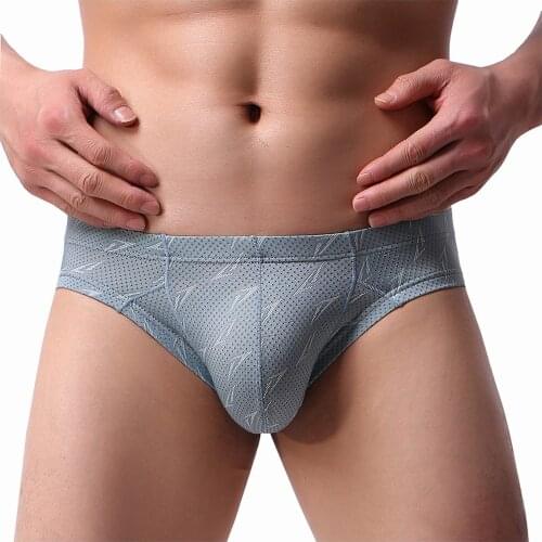 Male Underwear Sexy Panties For Sex G String Mens Mesh Low Waist Underwear Soft Breathable Knickers Short Sexy Briefs