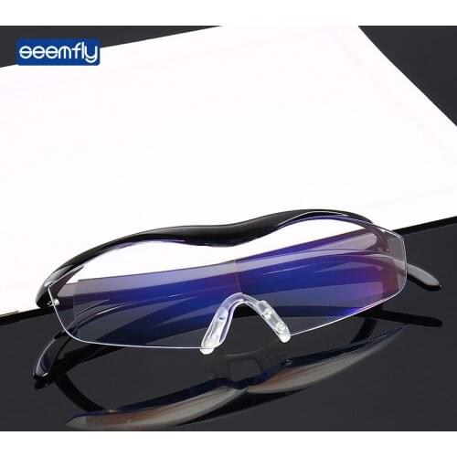 Seemfly Big Vision Anti Blue Light Reading Glasses Women Men TV Magnifying Eyewear UV400 Presbyopic Eyeglasses Diopters +2.5 3.0