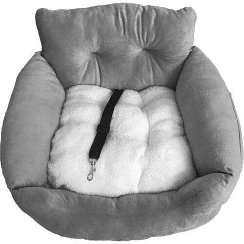 Dog Carriers Rear Back Pet Dog Car Seat Cover Mats Hammock Protector With Safety Belt