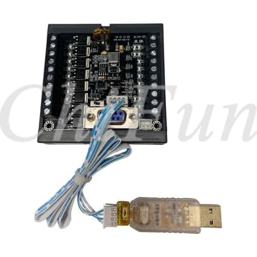 PLC FX1N-20MT 1DA1AD rail installation with the smallest number of points USB cable