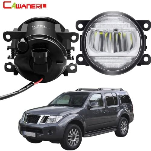 2in1 Fog Light Assembly Daytime Running Light For Nissan Pathfinder R51 2005-2012 Car Front Bumper Fog Lamp DRL 30W 8000LM 12V