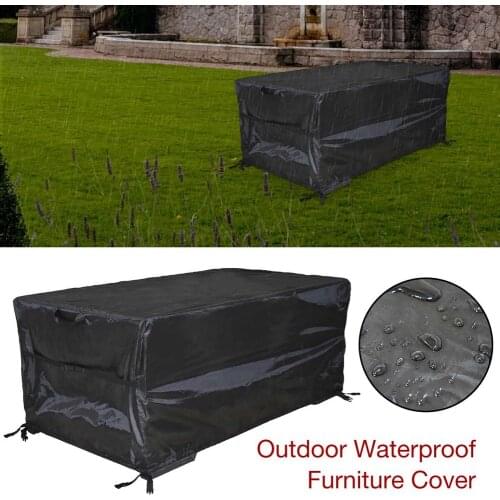 6 sizes Oxford Cloth Furniture Dustproof Cover For Rattan Table Cube Chair Sofa Waterproof Rain Garden Patio Protective Cover