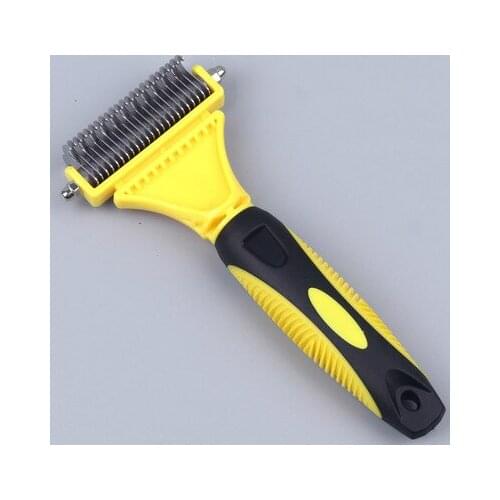 Pet Supplies, Cleaning And Grooming, Double-Sided Knot Removal Comb, De-Floating Hair Rake Comb, Hair Removal Comb Dog Brush