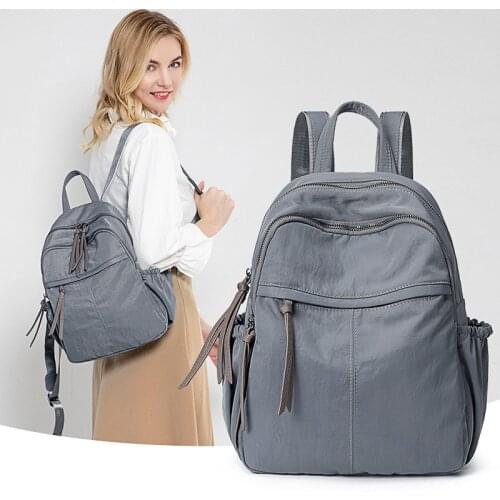 Senbos Women's Gray Backpacks