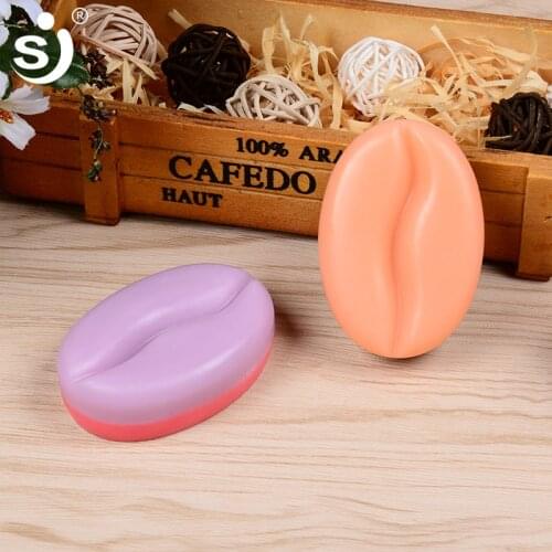 SJ 6 Cavity Coffee Silicone Mold Silicone Soap Molds Recycle Handmade Soap Making Non-stick Moulds