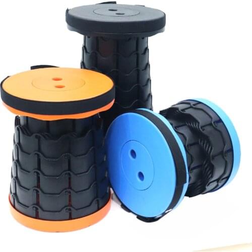 Telescopic Stool Outdoor Portable Stool Folding Chair Collapsible Chair Small Lightweight Convenient Fishing Chair