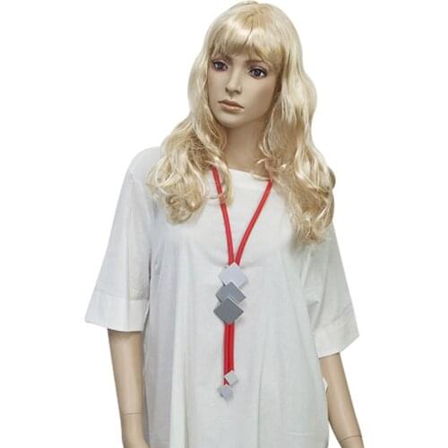 YD&YDBZ 4 Color Leather Rope Choker Necklace For Women Goth Geometry Collocation Accessories Jewelery Alt Party Festival Gift