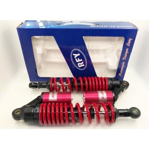 320mm 330mm 340mm Motorcycle Shock Absorber Rear Suspension for HONDA SUZUKI cx500 xjr400 GSX750 CB400 TRX250R 450R 400ER red