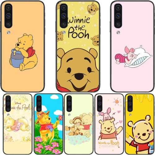 Love Winnie Bear Phone cover hull For SamSung Galaxy S8 S9 S10E S20 S21 S5 S30 Plus S20 fe 5G Lite Ultra black soft case
