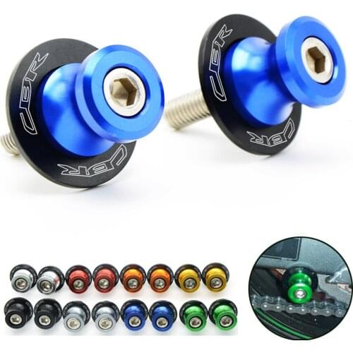 For Honda CBR 600 cbr250r f2 f3 f4i 250 CNC Aluminum Motorcycle Accessories Swingarm Spools Slider 8mm Swing arm Stand Screws