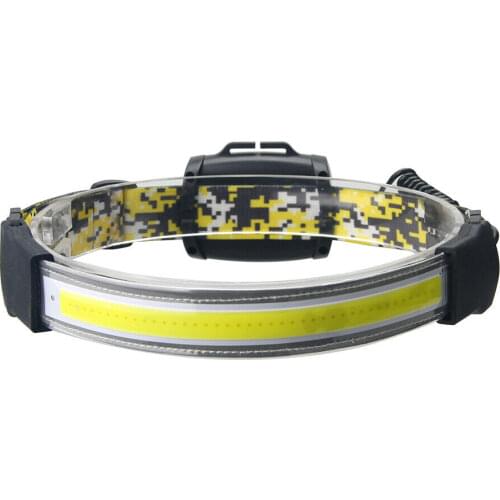 Kawatik Elastic Head Band LED FlashLights Head Light Broad beam Headlamp Camping Emergency Work Waterproof