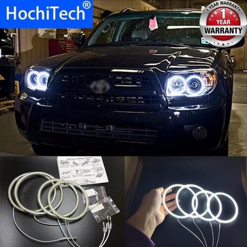 HochiTech for Toyota 4Runner 2006-2009 Ultra bright SMD white LED angel eyes 2600LM 12V halo ring kit daytime running light DRL