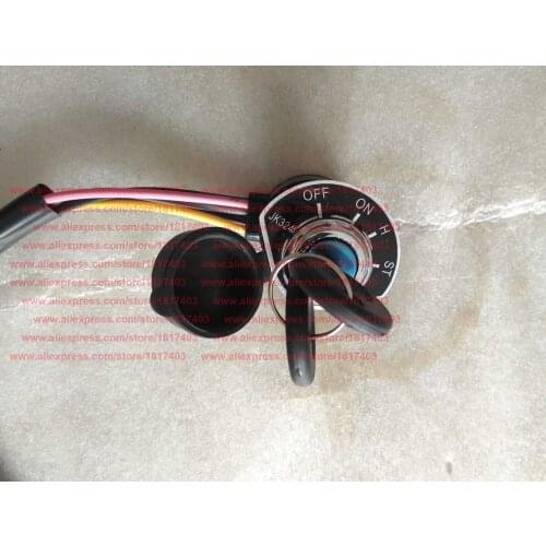 JK324 starting switch (ignition barrel), DONGFENG / DF / EAST WIND / Midway / Taskmaster Tractor Parts, DF254, DF304, DF354, 404