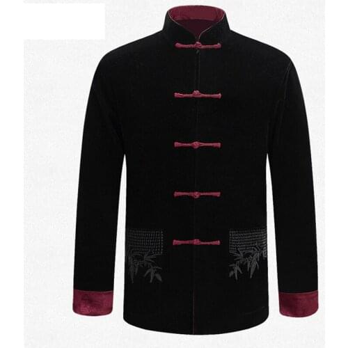 Brand New Arrival Both Sides Chinese Traditional Mens Embroider Kung Fu Jackets Coats