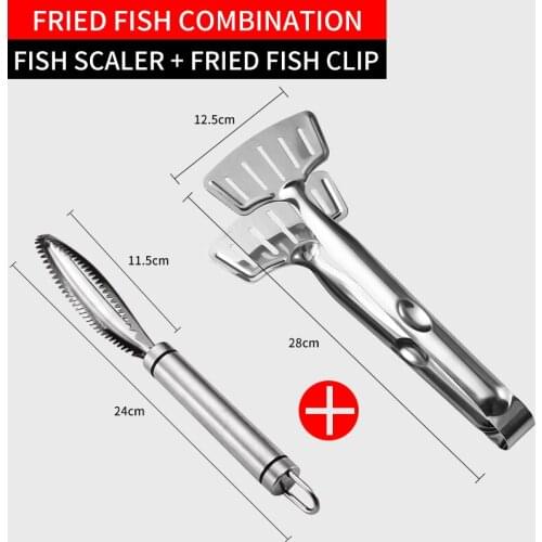 Clean Fish scales Scraping Graters Fast Remove Fish Cleaning Peeler Scraper fish bone tweezers Fish fry kitchen accessories
