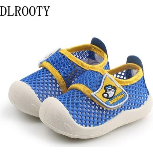 Children Shoes Baby Flat Boys Girls Casual Mesh Summer Sandals Hook & Loop Sneakers Kids Sport Breathable Comfortable