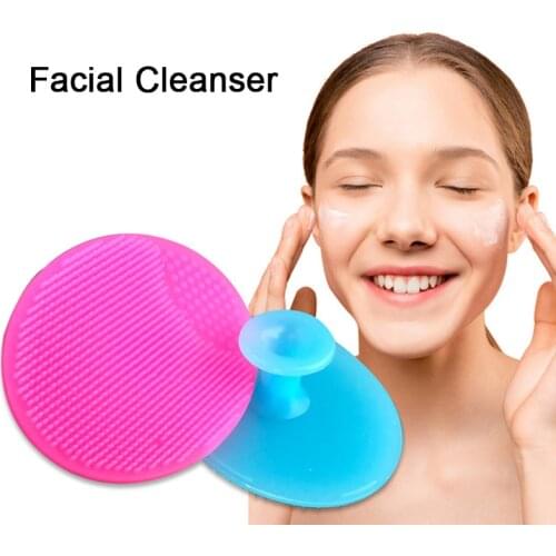 Facial Cleansing Brush Silicone Face Cleansing Brush Facial Cleanser Deep Cleaning Brush Blackhead Exfoliating Skin Care Tool