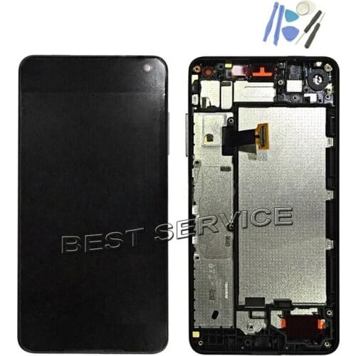 For Nokia Lumia 650 LCD Display with Touch Screen Digitizer frame Assembly Black + tool