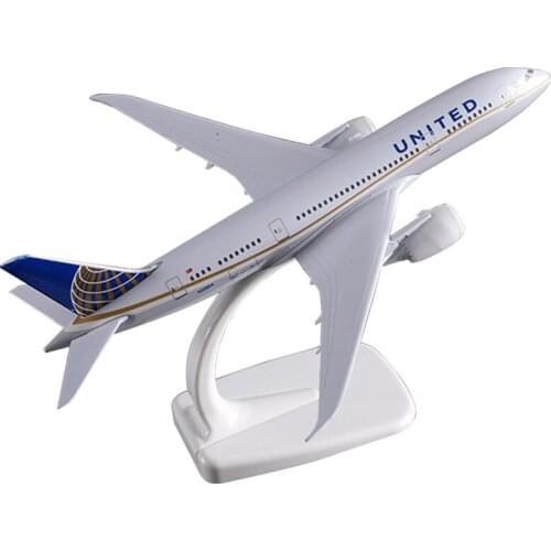 20CM United States Airways B787 Airlines Airplane Model with Base Alloy Aircraft Plane For Collectible Souvenir Show Gift Toys