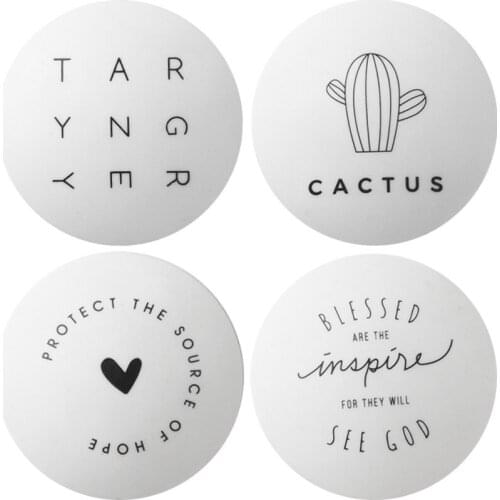 4pcs Wall Protector Door Handle Silicone Bumper Guard Stopper Self Adhesive Rubber Round Home Back Door Crash Pads