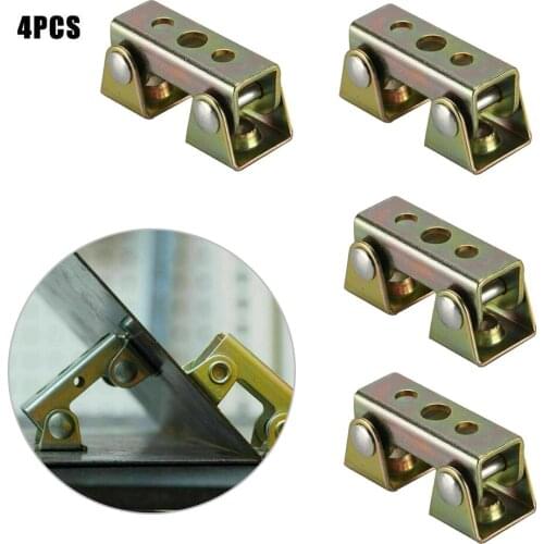 4 Pcs Welding Clamps V Type Magnetic Welding Clamps V-Shaped Holder Fixture Suspender Fixture Adjustable Magnetic Pad Tool