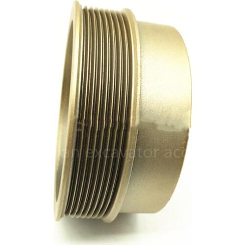 Free Shipping Fan changed to small pulley for Daewoo Doosan DH150/220-5/215/225-7 fan DB58 water pump pulley changed to small