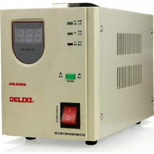 Delixi voltage stabilizer automatic Household TV PC Refrigerator AC regulator GOOD