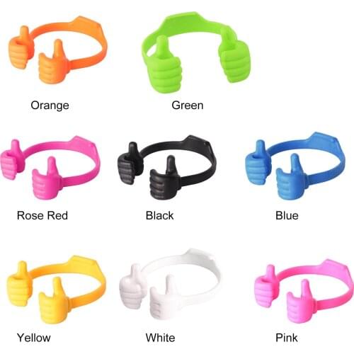 Thumbs Up Mobile Cell Phone Holder Movie Watching Lazy Bed Desktop Mount Stand Mobile Phone Holders Stands Accessories DJA88