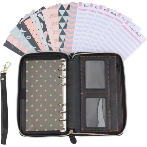 Organizer Wallet,with Envelopes & Budget Sheets,Compact Budget Planner Organizer,Envelope System Wallet