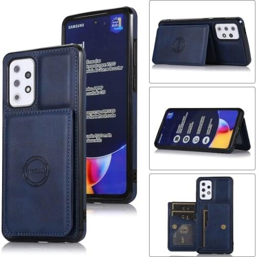 Folio Case for Samsung Galaxy A52 A72 A32 A12 Leather Wallet Card Slot Kickstand Phone Case Cover for Samsung A51 A71 4G 5G A21S
