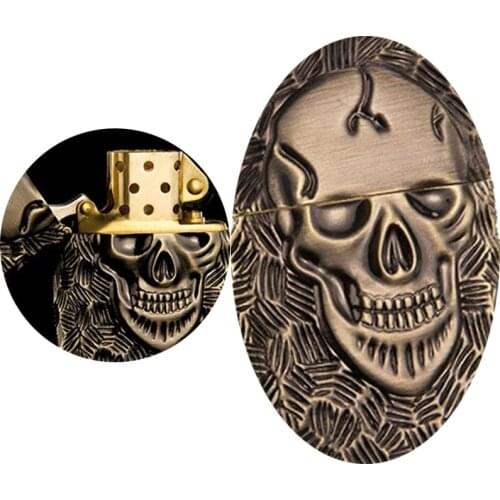 Lighter Brass Heavy Armor, Skull And Domineering Personality, Creative Windbreak