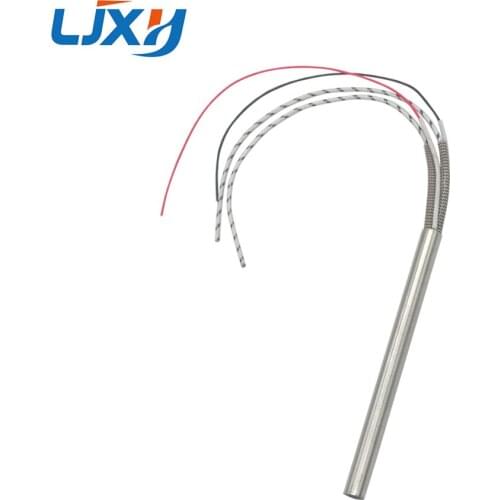 LJXH Single Head Heating Cartridge Heater with Type K Thermocouple 304 Stainless Steel 9x120mm/9x150mm/9x200mm Accept Custom