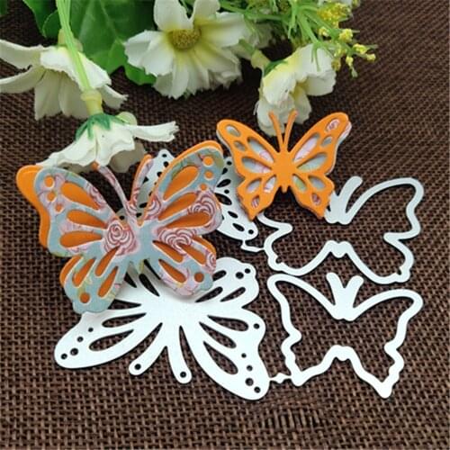 Butterfly metal cutting dies cut die mold Christmas flower leaves Scrapbook paper craft knife mould blade punch stencils dies