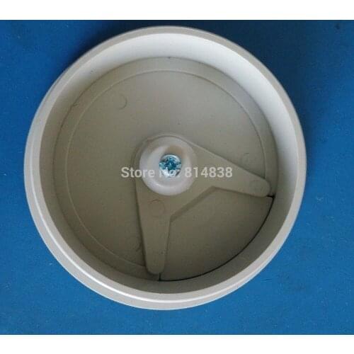 Wkooa 53mm Gray PC Computer Desk Table Plastic Grommet, Cable Tidy, Port Surface, Wire Hole Cover