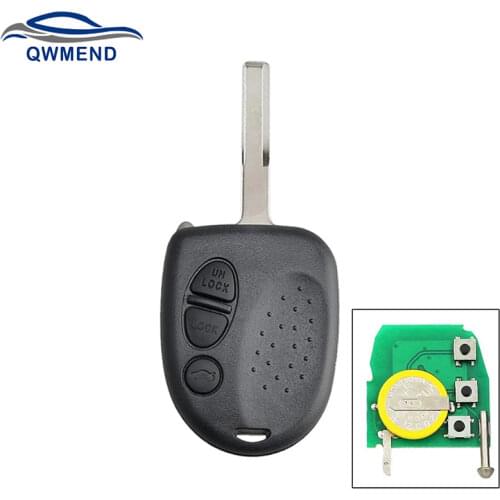 BHKEY 304Mhz 3 Buttons Car Remote Key for Holden Commodore VS VR VT VX VY VZ WK WL Smart Car Key Uncut Blade