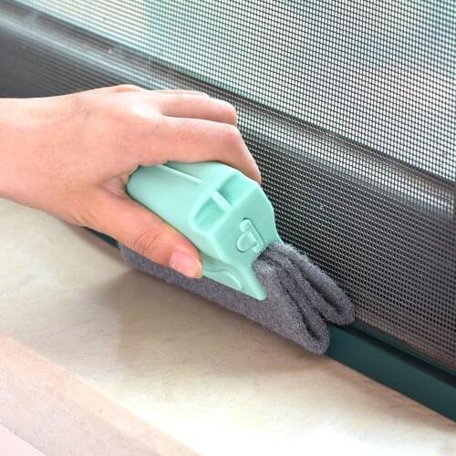 Window Groove Cleaning Cloth Window Cleaning Brush Gap Keyboard Kitchen Cleaner Brush Clean Window Slot Clean Tool