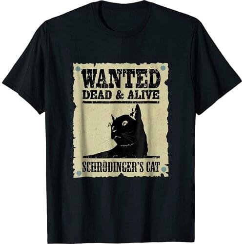 Schrodingers Cat Physic T-shirt Sheldon Tee