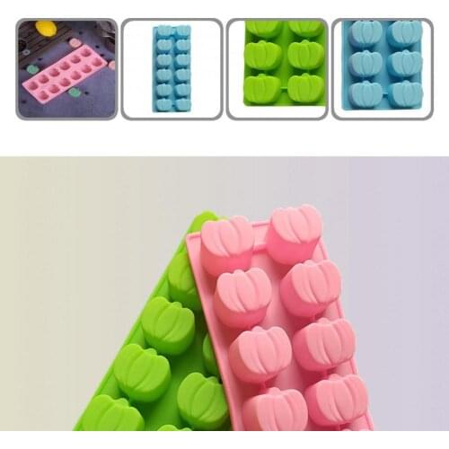 Pumpkin Shape Silicone Environmentally Friendly Chocolate Mold Baking Accessories
