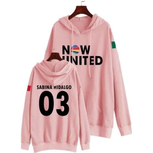 Now United Sabina Hidalgo 03 Hoodie Sweatshirts Trui Kpop Newtracksuit Streetwear Print Casual Mannen Vrouwen Printed Coat Tops