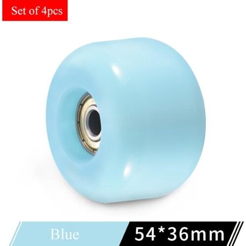 Double Rocker Long Board Pedal Brush Street Wheel, Smooth Street Wheel, Shock-absorbing Skateboard Flashing Wheel Various Sizes