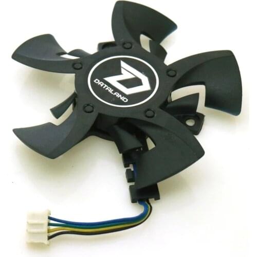 GA81O2U 12V 0.38A 72mm 40*40*40mm 4Pin Fan For DATALAND R7 380 Graphics Card Fan