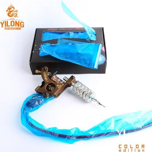 125Pcs/pack BlueTattoo Clip Cord Sleeves Bags Supply Disposable Covers Bags for Tattoo Machine Professional Tattoo Accessory