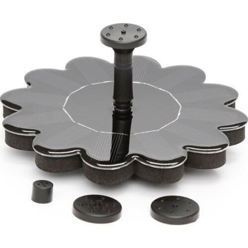 50Pcs/Lot Solar Fountain Garden Kit Solar Water Pump Outdoor Landscape Fish Pool Pond Solar Water Pump Floating Fountain